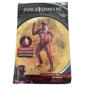 NEW Disguise Power Rangers Red Ranger Halloween Costume XXL Men's NWT